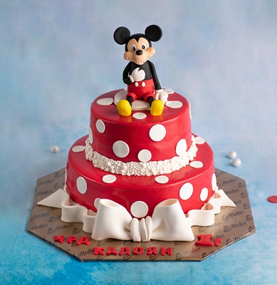 Детска Торта Мики Маус на Точки - D40