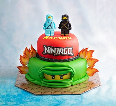 Детска Торта NINJAGO - Двуетажна - D36