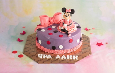 Детска Торта Мини Маус с Рокля - D46