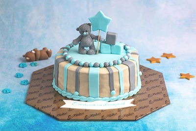 Детска Торта с Мече и Звезда - D45