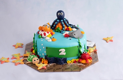 Детска Торта Морски Свят - D51