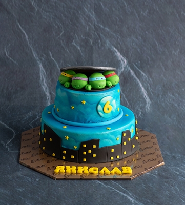 Детска Торта Костенурките Нинджа - D50