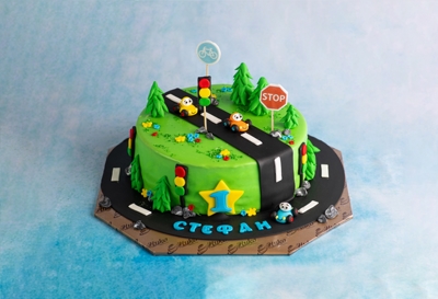 Детска Торта с Писта - D55