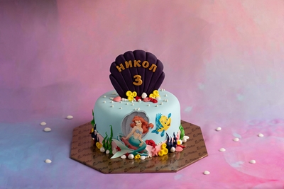 Детска Торта Ариел с Мида - D62