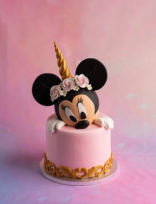 Детска Торта Мини Маус Еднорог - D71