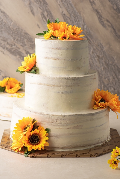 Сватбена Торта Слънчогледов Разкош - S11