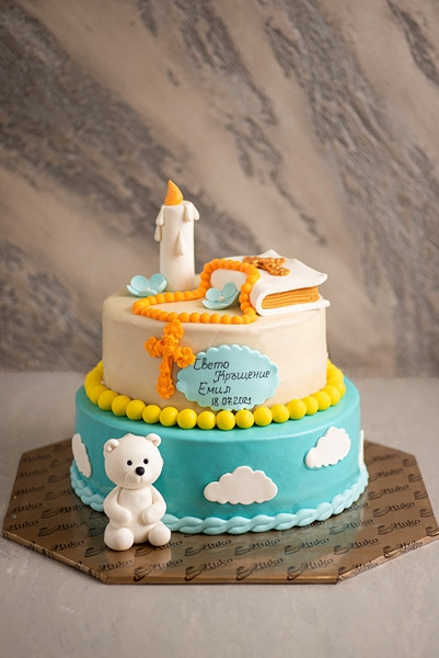 Кръщене с Библия и Свещ Двуетажна - K9