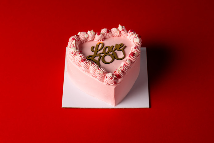 Бенто торта сърце "Обичам те"