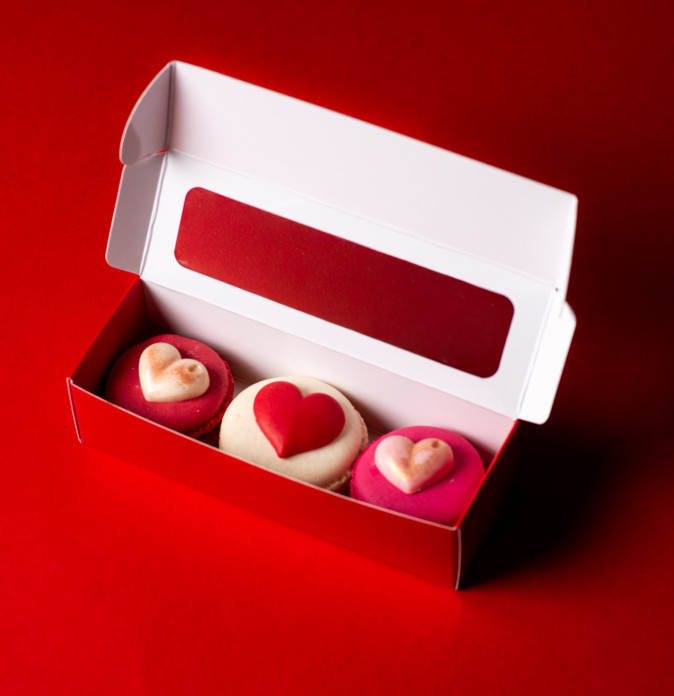 Френски макарони "Любов в три вкуса"