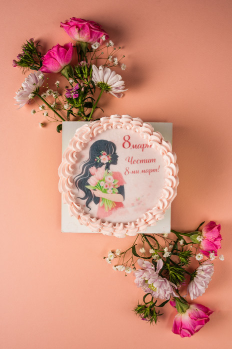 Бенто торта „Букет за нея“