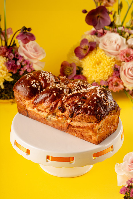 Великденски Козунак с Крем и Стафиди