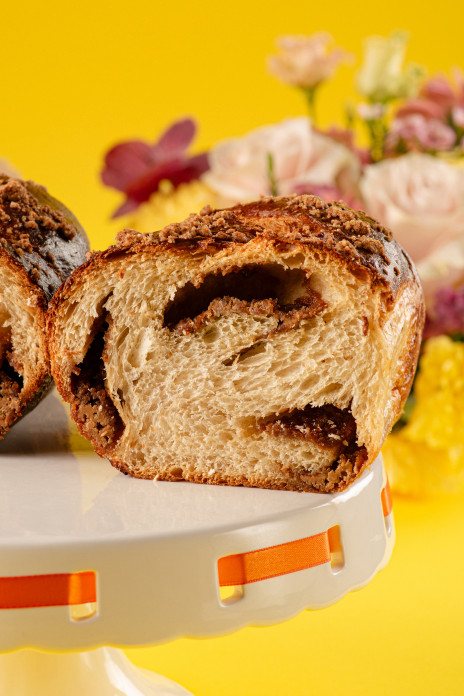 Великденски Козунак с Квас с Крем Бишкоф