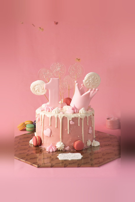 Детска Торта с Корона и Близалки - D4