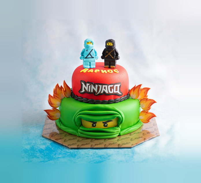 Детска Торта NINJAGO - Двуетажна - D36