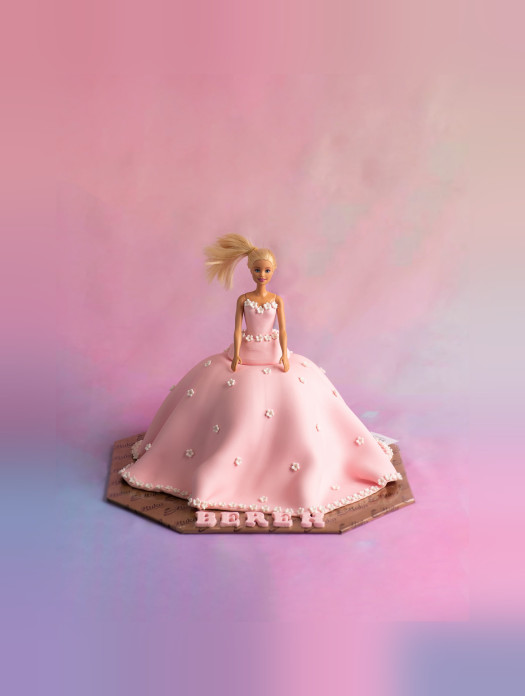 Детска Торта Кукла Барби - D43