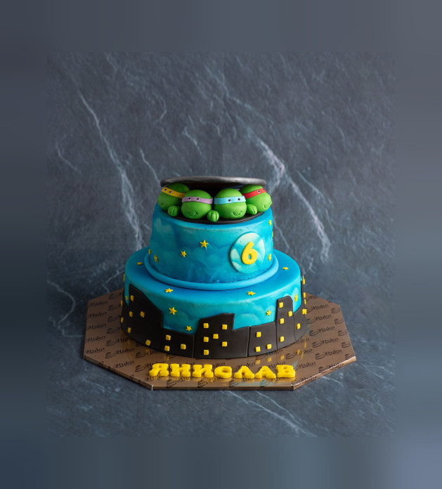 Детска Торта Костенурките Нинджа - D50