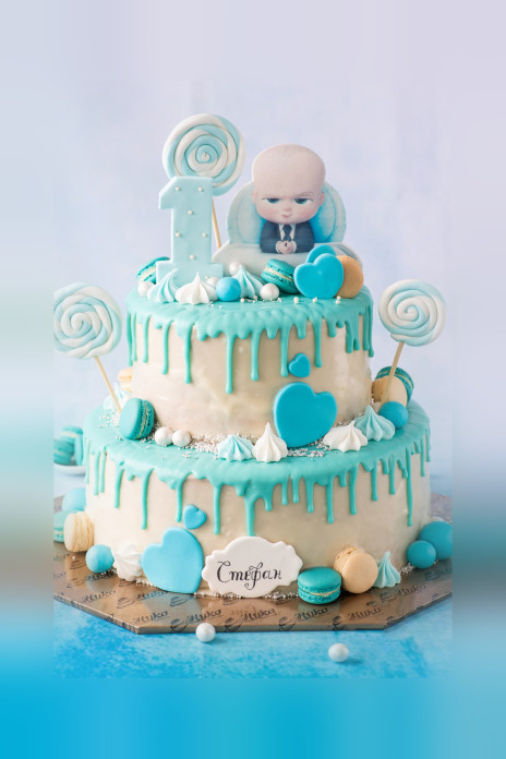 Детска Торта Бейби Бос Двуетажна - D11