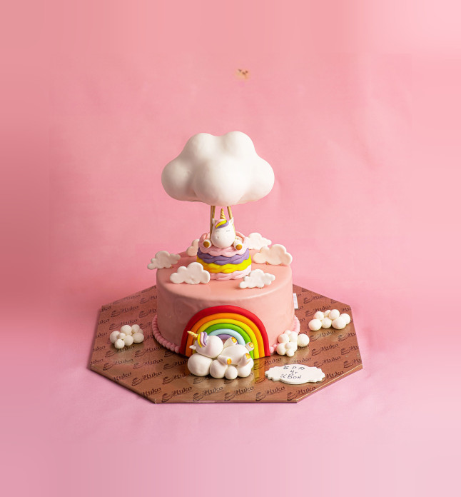 Детска Торта Еднорог с Облак - D32